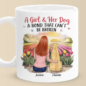 Où elle va, je vais - Mug personnalisé pour chien - Fête des Mères, cadeau pour les propriétaires d'animaux et les amoureux des animaux