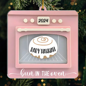 En attendant notre petit bout de chou à Noël ! Décoration personnalisée pour la famille ! Acrylique, forme personnalisée ! Cadeau de Noël pour bébé, enfant et nouveau-né.