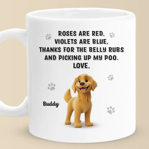 Caresses reçues, amour au maximum ! Mug personnalisé pour chien ! Cadeau pour propriétaires et amoureux des animaux