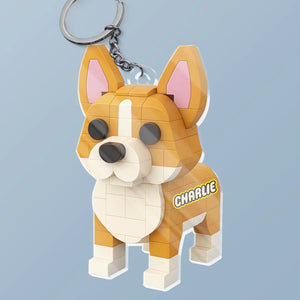 Porte-clés personnalisé en acrylique avec photo minuscule et imposante pour chien et chat – Cadeau pour propriétaires et amoureux des animaux
