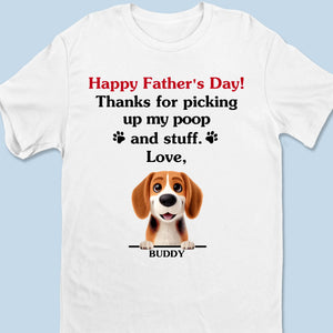 Papa, tu es vraiment le meilleur - T-shirt unisexe personnalisé pour chien, t-shirt premium, sweat à capuche - Fête des pères, cadeau pour papa, propriétaires d'animaux, amoureux des animaux