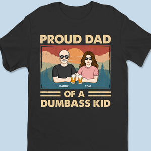 La preuve que papa a bien fait – T-shirt unisexe personnalisé pour la famille, t-shirt premium, sweat à capuche – Fête des pères, cadeau pour papa