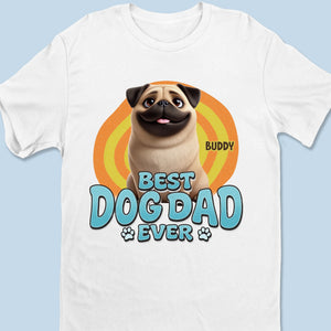 Sans moi, la vie est trop calme - T-shirt unisexe personnalisé pour chien, t-shirt premium, sweat à capuche - Fête des Pères, cadeau pour papa, propriétaires d'animaux, amoureux des animaux