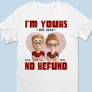 T-shirt unisexe personnalisé « Love Me Or Deal With Me » pour couple, haut de gamme, sweat à capuche, cadeau pour mari et femme, anniversaire