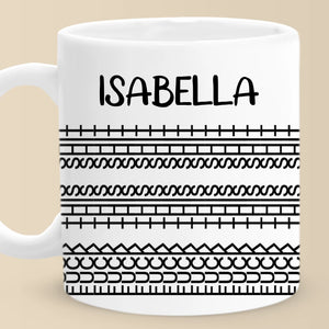Tasse personnalisée avec message caché « Go Crazy With Me » – Cadeau pour les meilleures amies, sœurs, membres de la famille, collègues