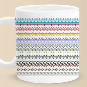 Tasse à message caché « Lignes de vie » – Cadeau pour les meilleures amies, sœurs, membres de la famille, collègues