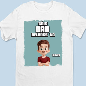 La raison pour laquelle papa sourit - T-shirt unisexe personnalisé pour la famille, T-shirt premium, sweat à capuche - Fête des pères, cadeau pour papa, grand-père