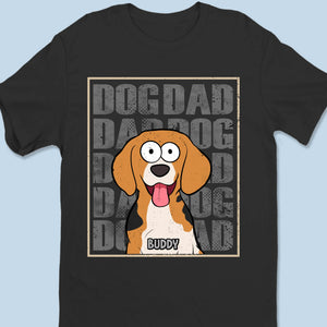 Wag More, Bark Proud - T-shirt unisexe personnalisé pour chien, haut de gamme, sweat à capuche - Fête des Pères, cadeau pour les propriétaires d'animaux et les amoureux des animaux
