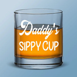 Gobelet à bec pour papa - Verre à whisky familial - Cadeau pour papa et grand-père