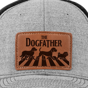 Leather Patch Hat - Birthday Gifts For Dog Lovers, Dog Dad And Mom - Every Pack Needs A Boss