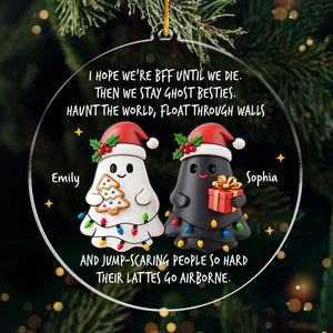 Custom Acrylic Ornament - Personalized Christmas Best Friend Birthday Gifts For Women, Besties, Sisters, BFF - Always The Cool Ones