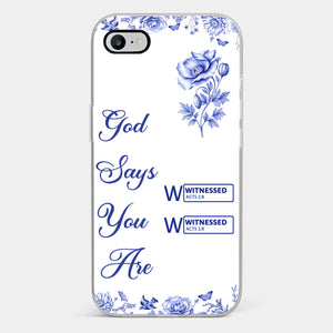 Custom Clear Phone Case - Personalized Best Friend Birthday Gifts For Women, Besties, Sisters, BFF - Each Letter, A Gift Of God