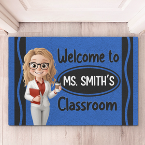 Tapis décoratif personnalisé pour salle de classe – Cadeaux de rentrée personnalisés pour enseignants – Là où les jeunes esprits grandissent