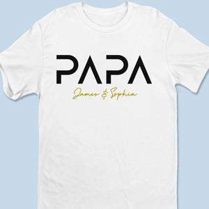 Mon titre préféré, Papa - T-shirt unisexe personnalisé pour la famille, T-shirt premium, sweat à capuche - Fête des pères, cadeau pour papa, grand-père