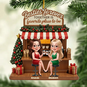 Custom Acrylic Ornament - Personalized Best Friend Birthday Gifts For Women, Besties, Sisters, BFF - Friendship Is A Million Little Things