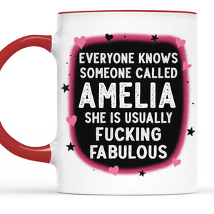 Custom Accent Mug - Personalized Best Friend Birthday Gifts For Women, Besties, Sisters, BFF - Life Feels Lighter With You