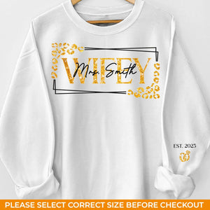 Tu appartiens à moi - Sweat-shirt unisexe personnalisé avec motif sur la manche - Cadeau pour mari et femme, anniversaire