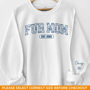 Custom Unisex Sweatshirt, Hoodie With Design On Sleeve - Personalized Christmas Birthday Gifts For Dog Cat Lovers, Dog Dad And Mom, Cat Owners - Pawrent Life Chosen