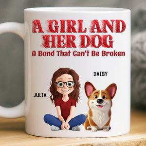 Custom Mug - Personalized Birthday Gifts For Dog Lovers, Dog Dad And Mom - Best Friends In Every Universe