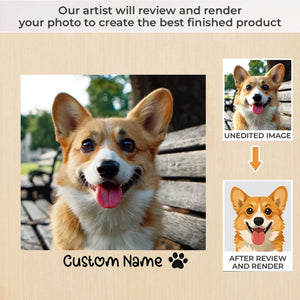 Custom Photo Shaped Acrylic Keychain - Personalized Birthday Gifts For Dog Cat Lovers, Dog Dad And Mom, Cat Owners - Carry Your Best Friend Everywhere