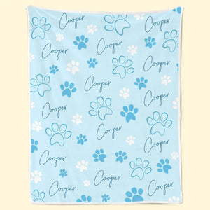 Custom Dog & Cat Blanket - Personalized Birthday Gifts For Dog Cat Lovers, Dog Dad And Mom, Cat Owners - Happy Nap Hours