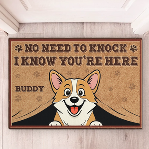 Custom Home Decor Decorative Mat - Personalized Birthday Gifts For Dog Lovers, Dog Dad And Mom - Paws On Alert