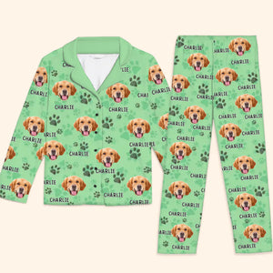 Photo personnalisée « Mon meilleur ami a quatre pattes » - Pyjama personnalisé pour chien et chat - Cadeau de Noël pour propriétaires et amoureux des animaux