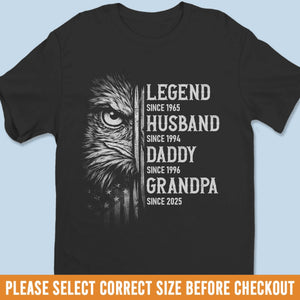 Custom Unisex T-shirt, Premium T-shirt, Hoodie - Personalized 4th Of July Gifts For Dad, Grandpa, Husband - Born To Be Free