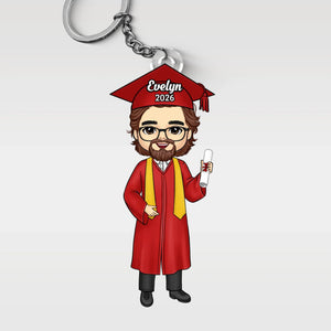Vous pensiez pouvoir le faire, alors vous l'avez fait - Porte-clés personnalisé en acrylique de forme personnalisée pour la famille - Cadeau de remise de diplôme pour les membres de la famille, les frères et sœurs