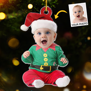 Photo personnalisée Le miracle de la vie - Ornement personnalisé familial - Forme personnalisée en acrylique - Cadeau de Noël pour bébé, enfant et nouveau-né