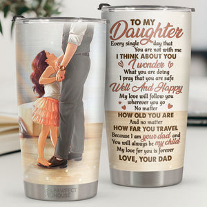 Je suis ton père et tu seras toujours mon enfant - Gobelet - À ma fille, cadeau pour fille, cadeau de papa pour fille, cadeau d'anniversaire pour fille