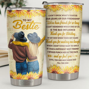 Nous sommes amis depuis si longtemps, merci d'être à mes côtés - Gobelet - À ma meilleure amie, cadeau pour meilleure amie, meilleure amie, sœur, cadeau d'anniversaire pour meilleure amie et amie