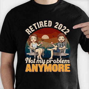 Ce n'est plus mon problème - T-shirt unisexe personnalisé, sweat à capuche, sweat-shirt - Cadeau pour couple, mari, femme, anniversaire, fiançailles, mariage, cadeau de mariage