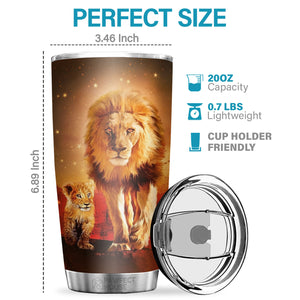 Je serai toujours là pour t'aimer et je serai toujours là pour te soutenir - Tumbler - À ma fille, cadeau pour fille, cadeau fille de papa, cadeau d'anniversaire pour fille