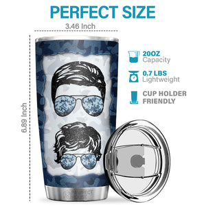 Ce que les autres vous voient n'est pas important, c'est la façon dont vous vous voyez qui compte. - Tumbler - À mon fils, Cadeau pour fils, Cadeau fils de papa, Cadeau d'anniversaire pour fils
