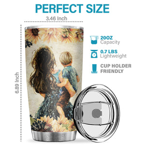 Vous ferez face à de nombreux défis dans la vie, faites simplement de votre mieux - Tumbler - À mon fils, cadeau pour fils, cadeau de maman pour fils, cadeau d'anniversaire pour fils