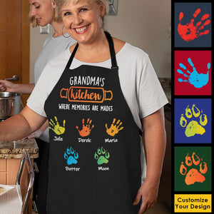 La cuisine de grand-mère, là où naissent les souvenirs - Cadeau pour maman, cadeau pour grand-mère - Tablier personnalisé