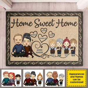 Il n'y a pas de meilleur endroit que la maison - Tapis décoratif personnalisé - Cadeaux d'anniversaire, cadeau pour couples, mari et femme