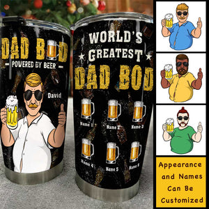 Le plus beau corps de papa du monde - Cadeau pour papa, gobelet personnalisé