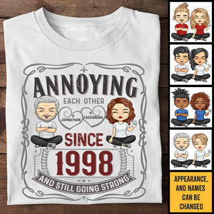 Ennuyeux, toujours aussi fort - T-shirt unisexe personnalisé, sweat à capuche, sweat-shirt - Cadeau pour couple, mari, femme, anniversaire, fiançailles, mariage, cadeau de mariage