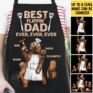 Best FLippin' Dad Ever Ever - Gift For Dad, Personalized Apron.