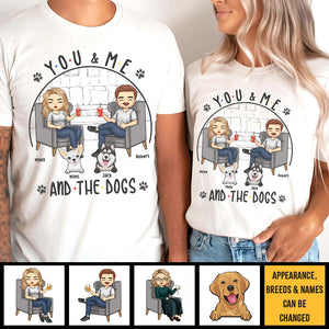 Toi, moi et nos bébés à fourrure - T-shirt unisexe personnalisé, sweat à capuche, sweat-shirt - Cadeau pour couple, mari et femme, anniversaire, fiançailles, mariage, cadeau de mariage