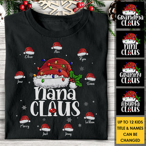 Grandma Claus Like A Normal Grandma Only More Awesome - Personalized T-shirt, Hoodie, Unisex Sweatshirt.
