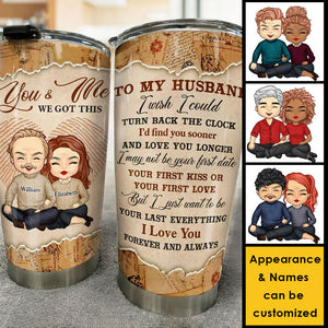 Je te trouverais plus tôt - Gobelet personnalisé - Cadeau pour couple, mari et femme