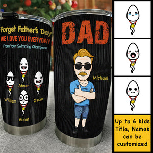 Nous t'aimons tous les jours - Gobelet personnalisé - Cadeau pour papa, cadeau pour la fête des pères
