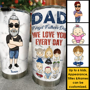 Je t'aime tous les jours - Gobelet personnalisé - Cadeau pour papa