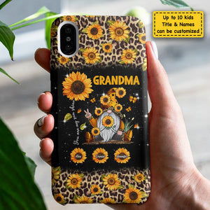 Maman, grand-mère, tu es mon rayon de soleil ! Cadeau pour maman, grand-mère ! Coque de téléphone personnalisée