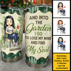 Perds la tête et retrouve mon âme - Gobelet personnalisé - Cadeau pour les amateurs de jardinage