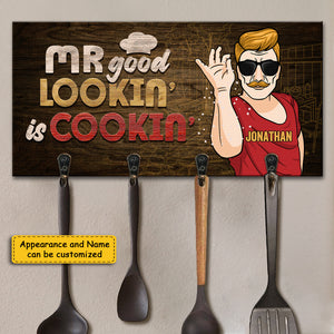 Monsieur Beau Cuisine - Porte-clés personnalisé, Porte-clés - Cadeau pour papa, grand-père