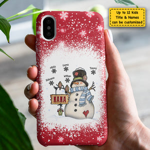 Le bonheur, c'est d'être grand-mère ! Cadeau pour maman et grand-mère ! Coque de téléphone personnalisée